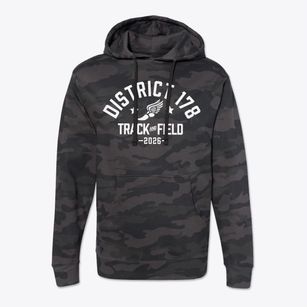 District 178 School Track and Field Cotton Hoodie Sweatshirt