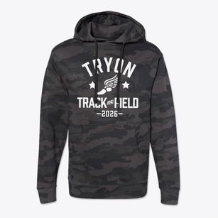 Tryon Middle School Track and Field Cotton Hoodie Sweatshirt