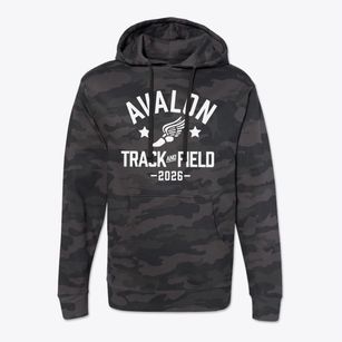 Avalon Elementary School Track and Field Cotton Hoodie Sweatshirt