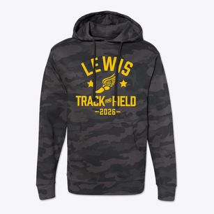 Lewis Elementary School Track and Field Cotton Hoodie Sweatshirt