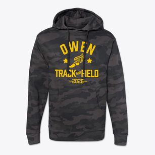 Owen Elementary School Track and Field Cotton Hoodie Sweatshirt