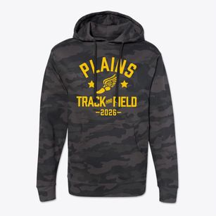 Plains High School Track and Field Cotton Hoodie Sweatshirt