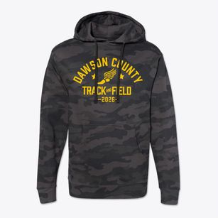 Dawson County District 29 School Track and Field Cotton Hoodie Sweatshirt