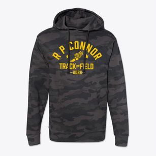 R P Connor Elementary School Track and Field Cotton Hoodie Sweatshirt