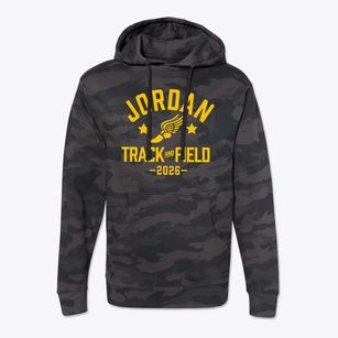 Jordan High School Track and Field Cotton Hoodie Sweatshirt