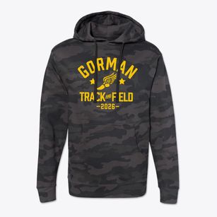 Gorman Christian Academy Track and Field Cotton Hoodie Sweatshirt