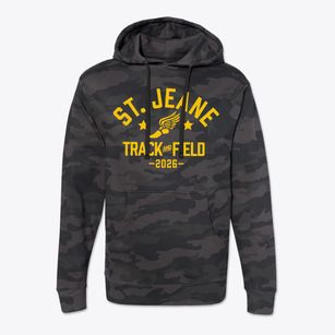 St Jean Baptiste Parish Track and Field Cotton Hoodie Sweatshirt