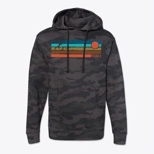 Killeen Texas Blissful Sunset Cotton Hoodie Sweatshirt