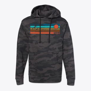New London Texas Blissful Sunset Cotton Hoodie Sweatshirt