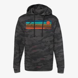 St. Paul Kansas Blissful Sunset Cotton Hoodie Sweatshirt