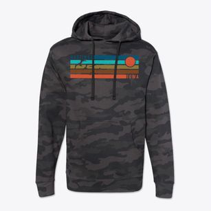 Hastings Iowa Blissful Sunset Cotton Hoodie Sweatshirt
