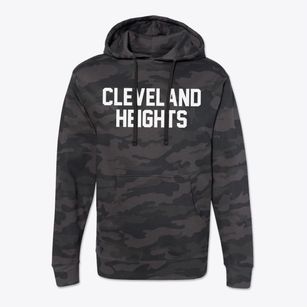 Cleveland Heights Ohio Classic Block Cotton Hoodie Sweatshirt