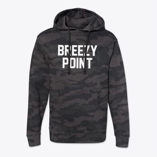Breezy Point Minnesota Classic Block Cotton Hoodie Sweatshirt