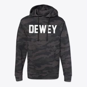 Dewey Wisconsin Classic Block Cotton Hoodie Sweatshirt