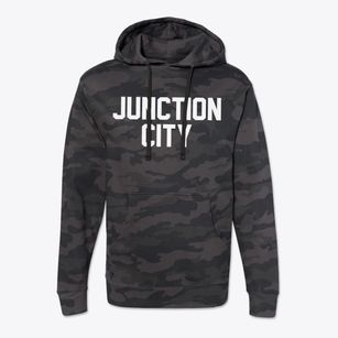 Junction City Illinois Classic Block Cotton Hoodie Sweatshirt