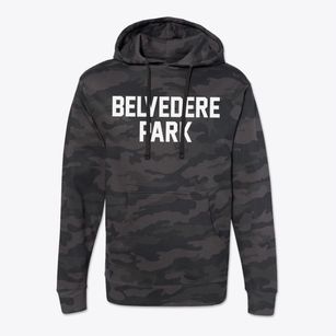 Belvedere Park Georgia Classic Block Cotton Hoodie Sweatshirt