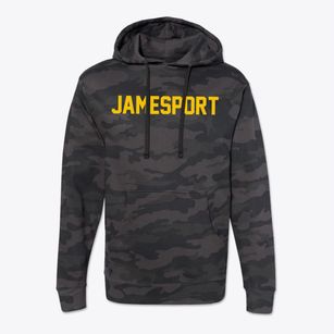 Jamesport New York Classic Block Cotton Hoodie Sweatshirt