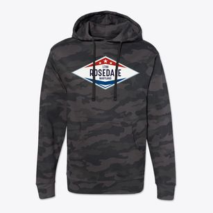 Rosedale Maryland Diamond Star Cotton Hoodie Sweatshirt