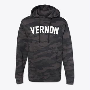 Vernon Connecticut Classic Curve Cotton Hoodie Sweatshirt
