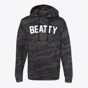 Beatty Oregon Classic Curve Cotton Hoodie Sweatshirt