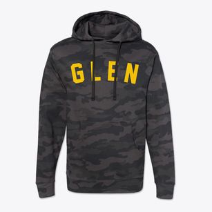 Glen New York Classic Curve Cotton Hoodie Sweatshirt