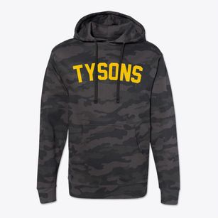 Tysons Virginia Classic Curve Cotton Hoodie Sweatshirt
