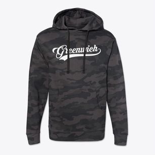 Greenwich Connecticut Vintage Team Cotton Hoodie Sweatshirt