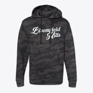 Bloomfield Hills Michigan Vintage Team Cotton Hoodie Sweatshirt
