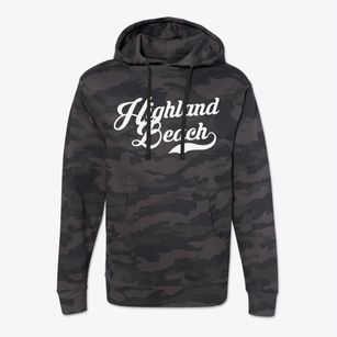 Highland Beach Florida Vintage Team Cotton Hoodie Sweatshirt