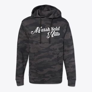 Marshfield Hills Massachusetts Vintage Team Cotton Hoodie Sweatshirt