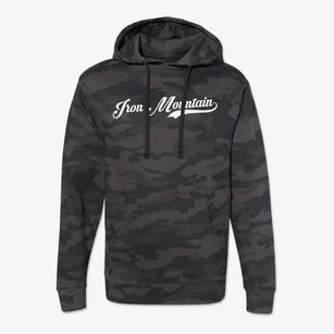 Iron Mountain Michigan Vintage Team Cotton Hoodie Sweatshirt