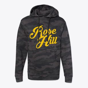 Rose Hill Illinois Vintage Team Cotton Hoodie Sweatshirt