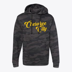 Cherokee City Arkansas Vintage Team Cotton Hoodie Sweatshirt