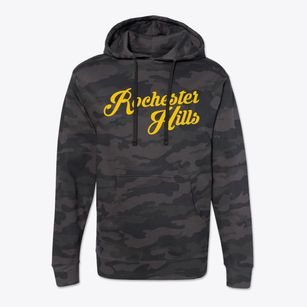 Rochester Hills Michigan Vintage Team Cotton Hoodie Sweatshirt