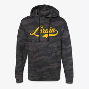 Lorain Ohio Vintage Team Cotton Hoodie Sweatshirt