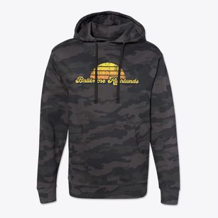 Baltimore Highlands Maryland Sublime Sunset Cotton Hoodie Sweatshirt