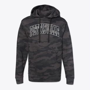 Pettisville Ohio Trendy Block Cotton Hoodie Sweatshirt