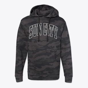 Sun City Kansas Trendy Block Cotton Hoodie Sweatshirt