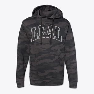 Leal North Dakota Trendy Block Cotton Hoodie Sweatshirt