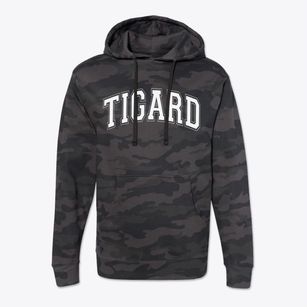Tigard Oregon Varsity Cotton Hoodie Sweatshirt