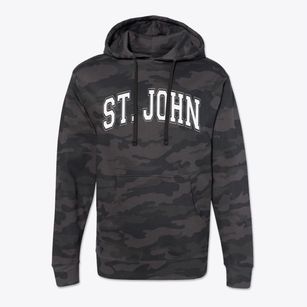 St. John Washington Varsity Cotton Hoodie Sweatshirt