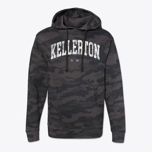 Kellerton Iowa Urban Vibe Cotton Hoodie Sweatshirt