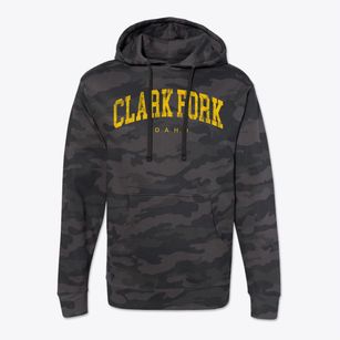Clark Fork Idaho Urban Vibe Cotton Hoodie Sweatshirt