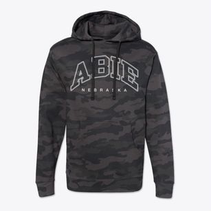 Abie Nebraska Inline Cotton Hoodie Sweatshirt