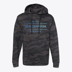 New Denmark Wisconsin Horizon Cotton Hoodie Sweatshirt