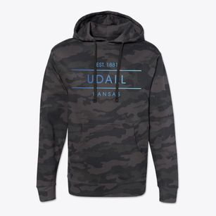 Udall Kansas Horizon Cotton Hoodie Sweatshirt
