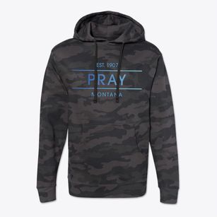 Pray Montana Horizon Cotton Hoodie Sweatshirt