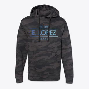 E. Lopez Texas Horizon Cotton Hoodie Sweatshirt