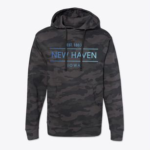 New Haven Iowa Horizon Cotton Hoodie Sweatshirt