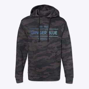 Ginger Blue Missouri Horizon Cotton Hoodie Sweatshirt